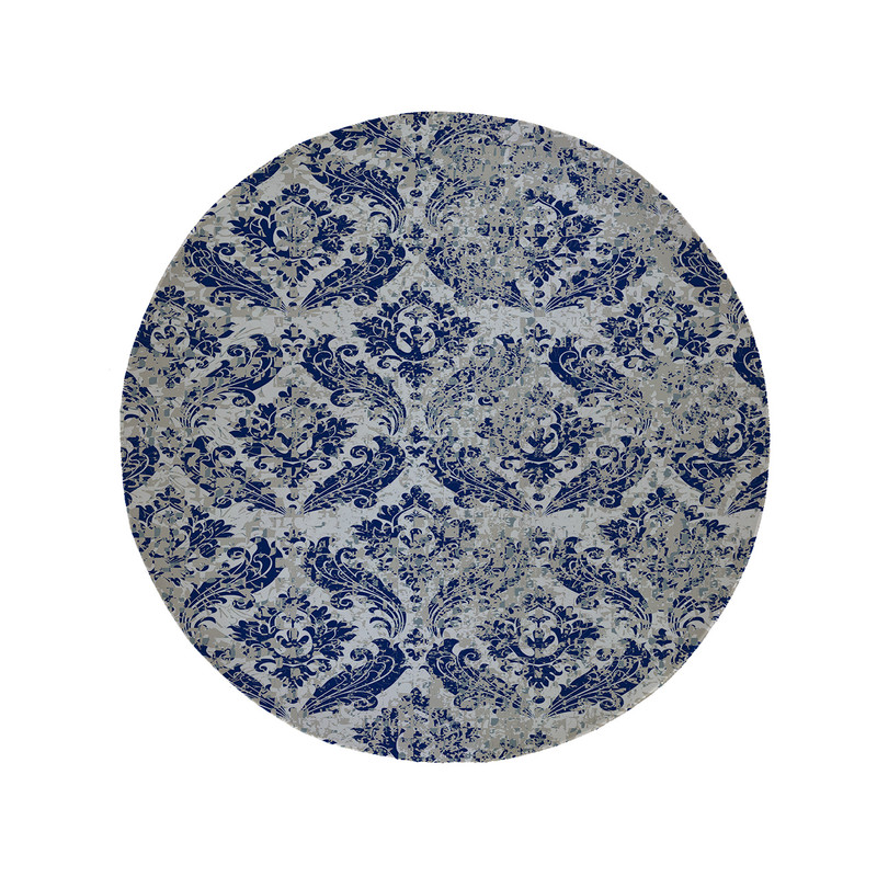 پادری مدل دایره طرح کلاسیک کد 5869 سایز 90 × 90 سانتی متر