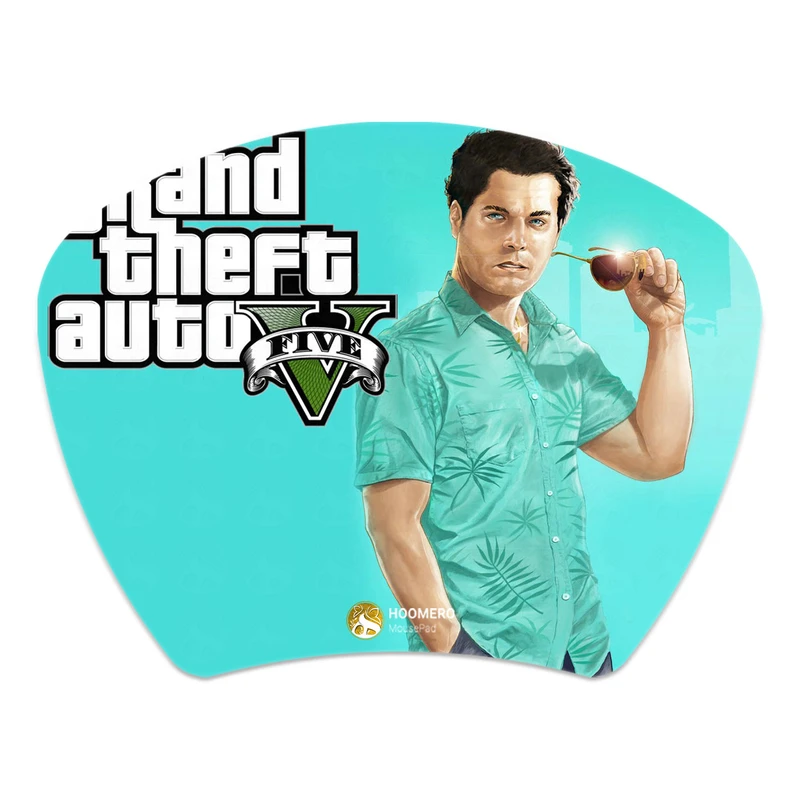 ماوس پد هومرو مدل MC407 طرح بازی جی تی ای GTA