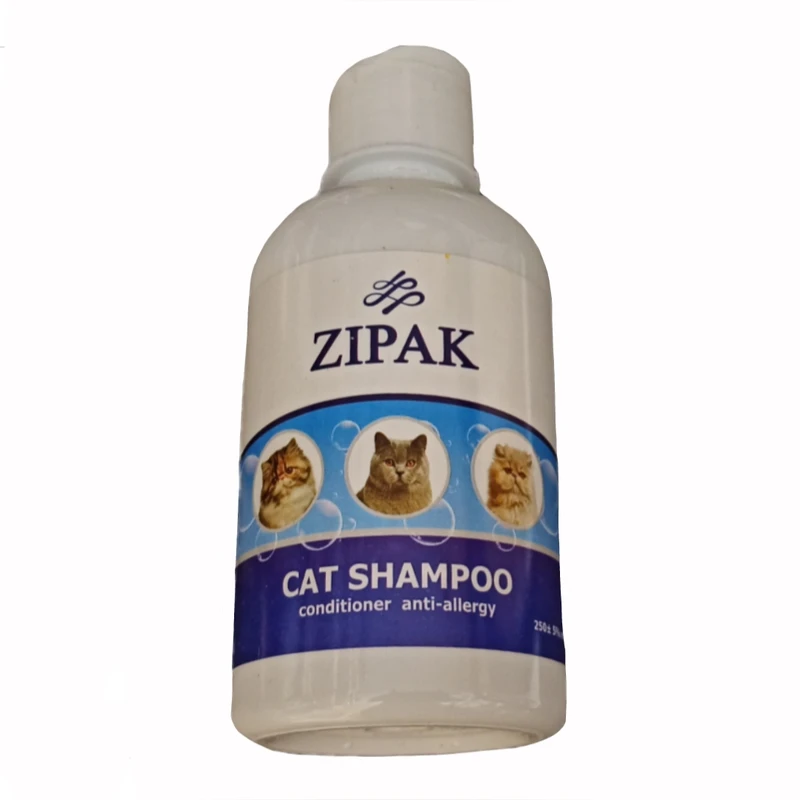 شامپو گربه زیپاک مدل C_250 حجم 250 میلی لیتر