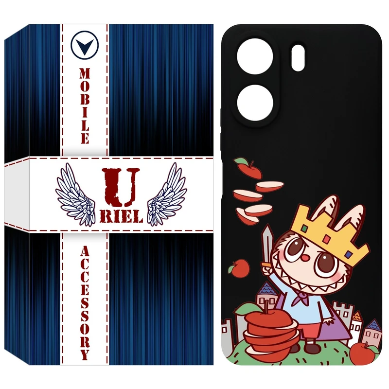 کاور یوریل قاب مدل KSH کد 115 طرح عروسک لبوبو مناسب برای گوشی موبایل شیائومی Redmi 13C 4G / Poco C65