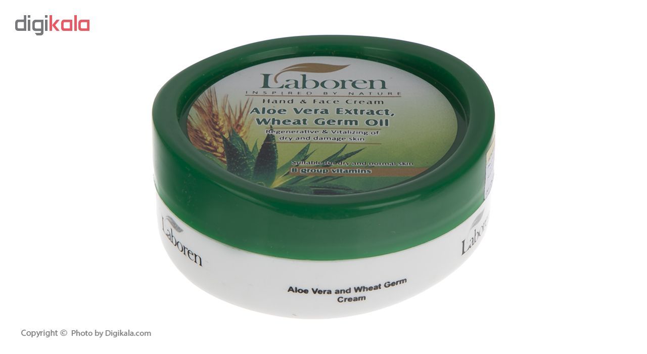 کرم دست و صورت لابورن مدل Aloevera حجم 150 میلی لیتر -  - 2