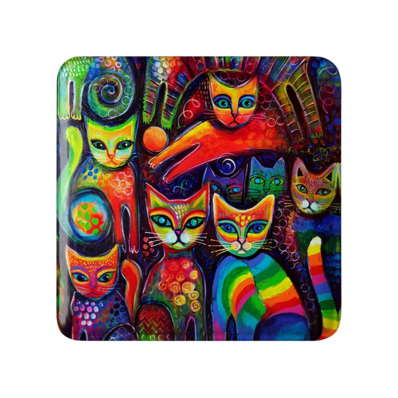 مگنت خندالو طرح نقاشی انتزاعی کد 5319