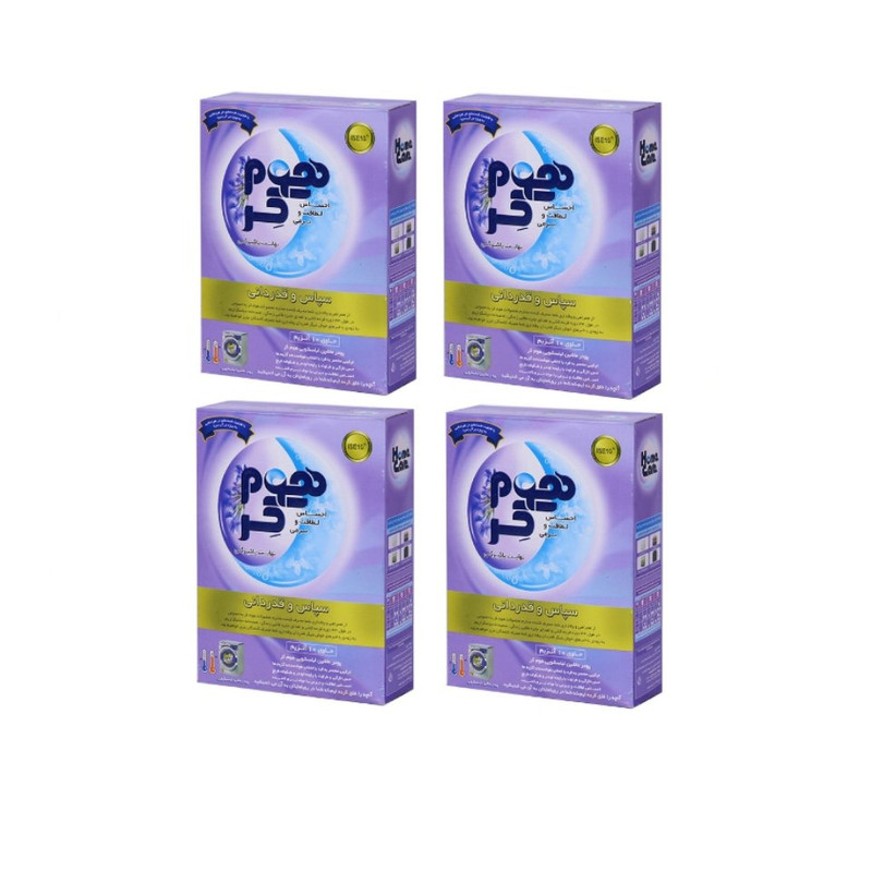 پودر ماشین لباسشوی هوم کر مدل QD حجم 500 بسته 4 عددی