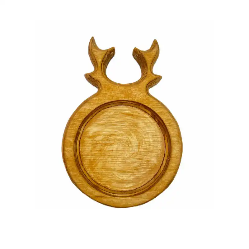 زیر لیوانی چوبی مدل شاخ گوزن 055