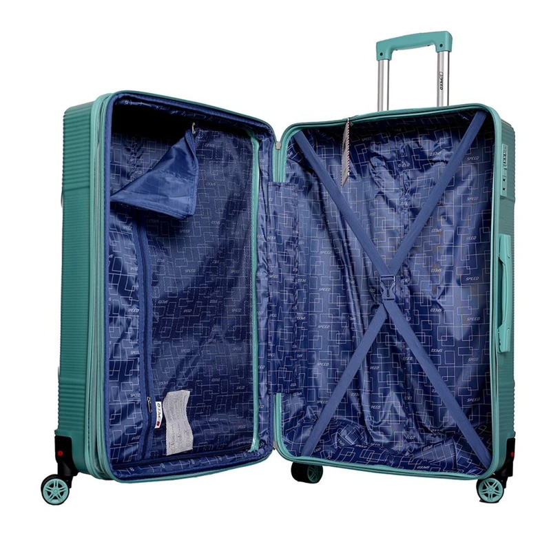 عکس شماره 26 : ست سه عددی چمدان اسپید مدل retractable wheel tr950