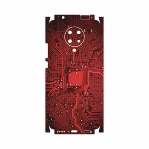 MAHOOT Red Printed Circuit Board-FullSkin Cover Sticker for Xiaomi Poco F2 Pro