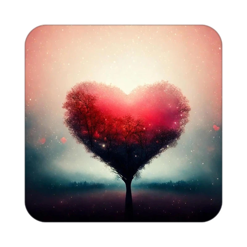 زیر لیوانی کاکتی مدل عاشقانه کد mp12397