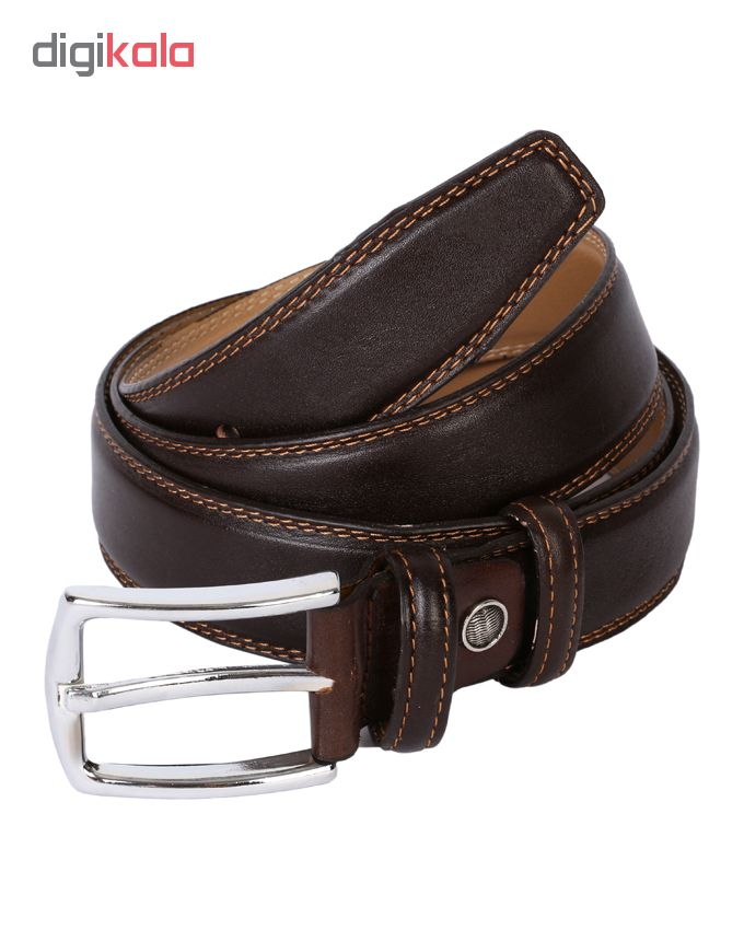 کمربند مردانه رویال چرم کدM40-DarkBrown