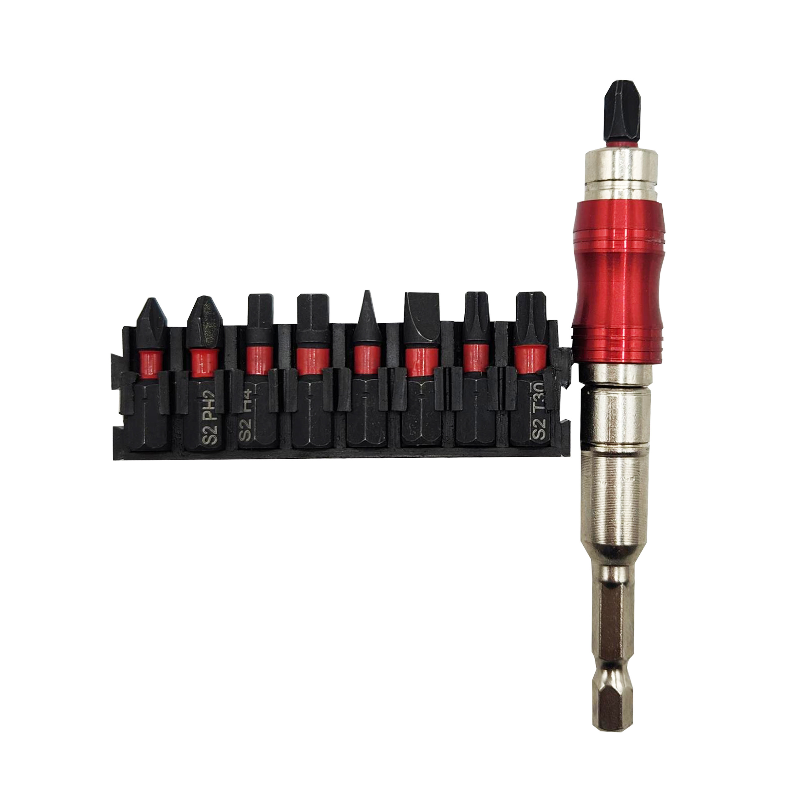 سری پیچ گوشتی شارژی کد GHR137 بسته 10 عددی