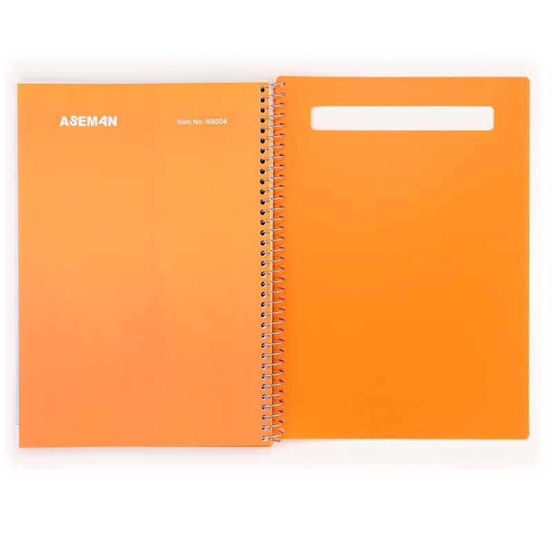 دفتر مشق 100 برگ آسمان مدل پنجره ای PP