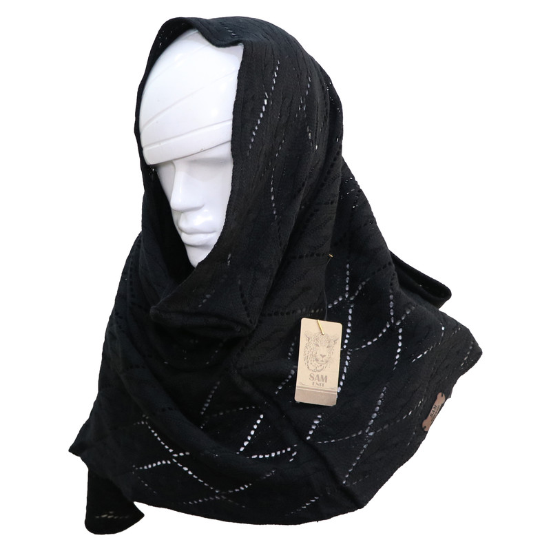 شال بافتنی زنانه سام مدل LOZ کد 51418
