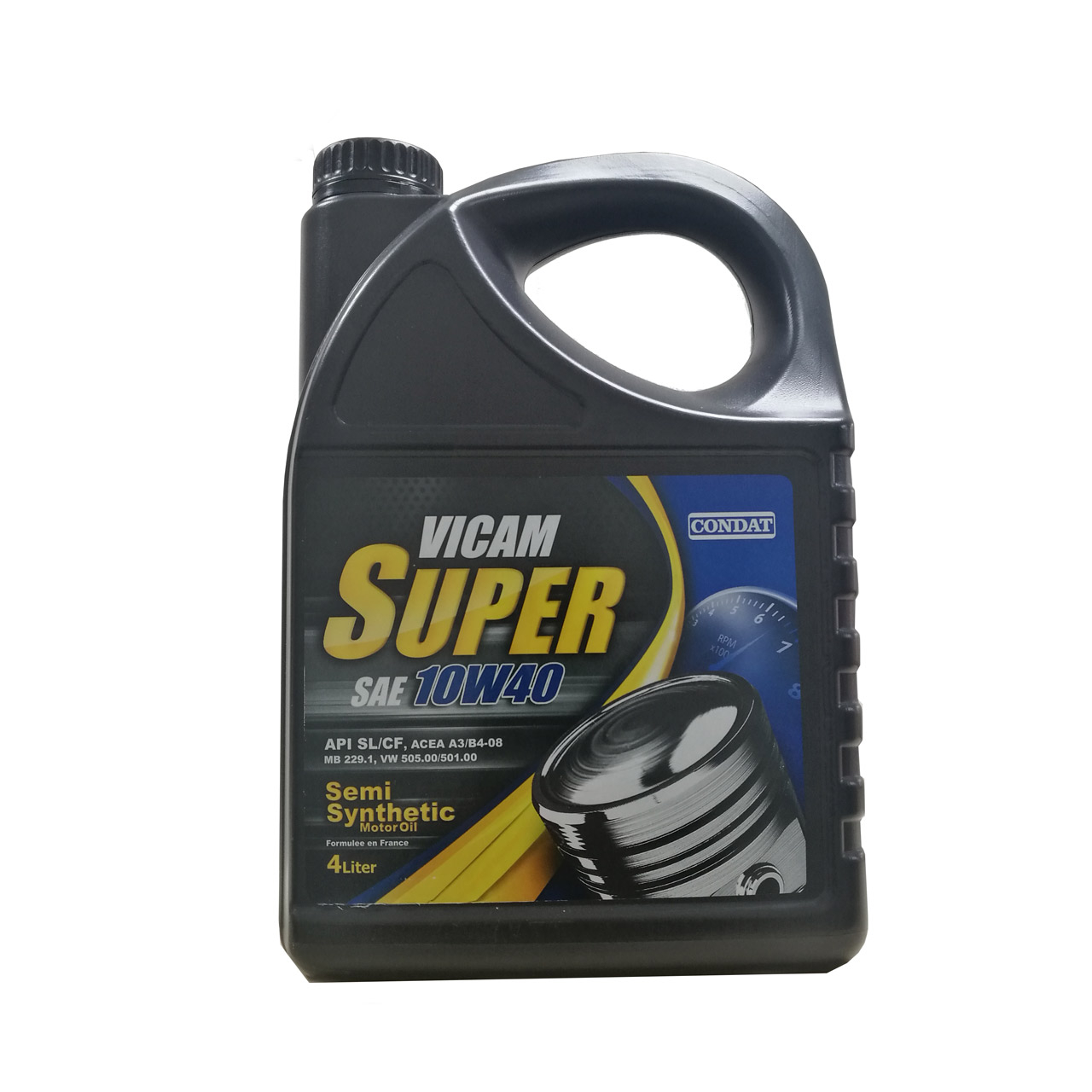 روغن موتور خودرو کاندات مدل Vicam Super 10W-40 SL حجم 4 لیتر