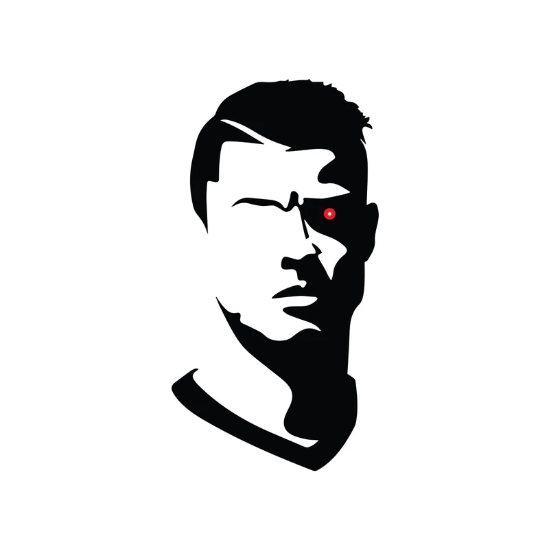 استیکر لپ تاپ گراسیپا طرح CR7