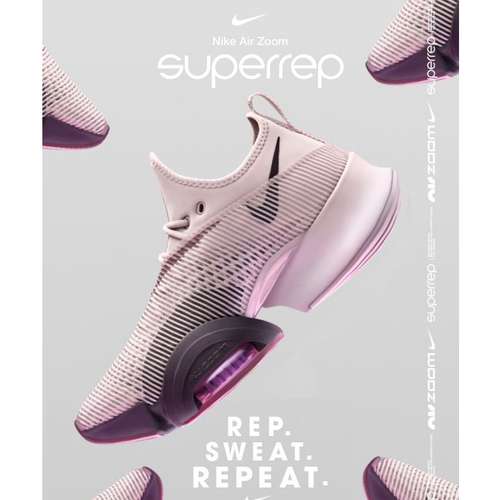 کفش مخصوص پیاده روی زنانه نایکی مدل air zoom super rep - 45865