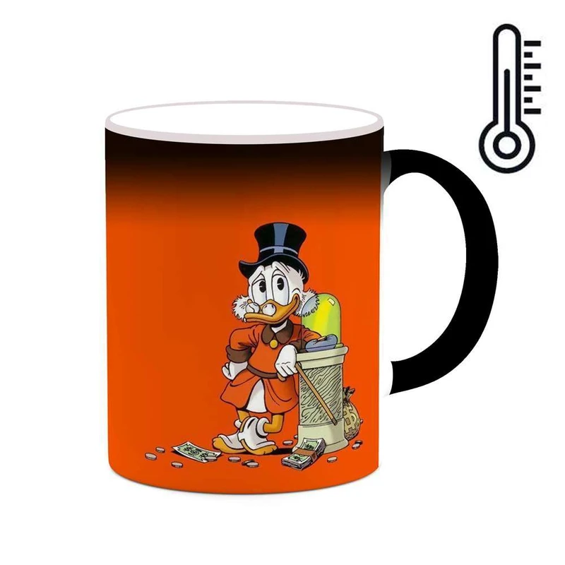ماگ حرارتی کاکتی مدل کارتون DuckTales کد mgh22550