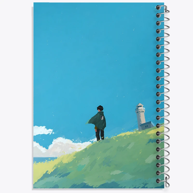 دفتر لیست خرید 50 برگ خندالو طرح انیمه اتک آن تایتان کد N3635