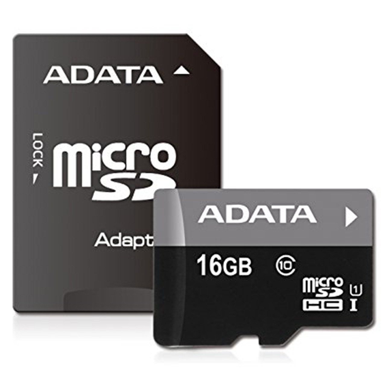 کارت حافظه‌ microSDHC ای دیتا مدل Premier کلاس 10 استاندارد UHS-I U1 سرعت 30MBps همراه با آداپتور تبدیل ظرفیت 16 گیگابایت