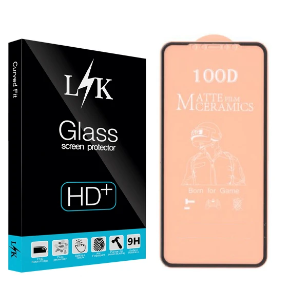 محافظ صفحه نمایش سرامیکی مات ال کی مدل Hard glass مناسب برای گوشی موبایل اپل iPhone 12 mini
