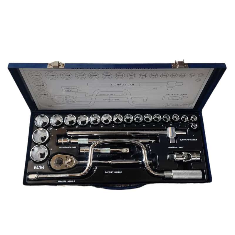 آچار و سری بکس زایون کد XN-BM424 مجموعه 24 عددی
