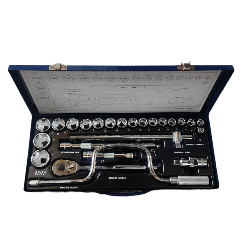 آچار و سری بکس زایون کد XN-BM424 مجموعه 24 عددی