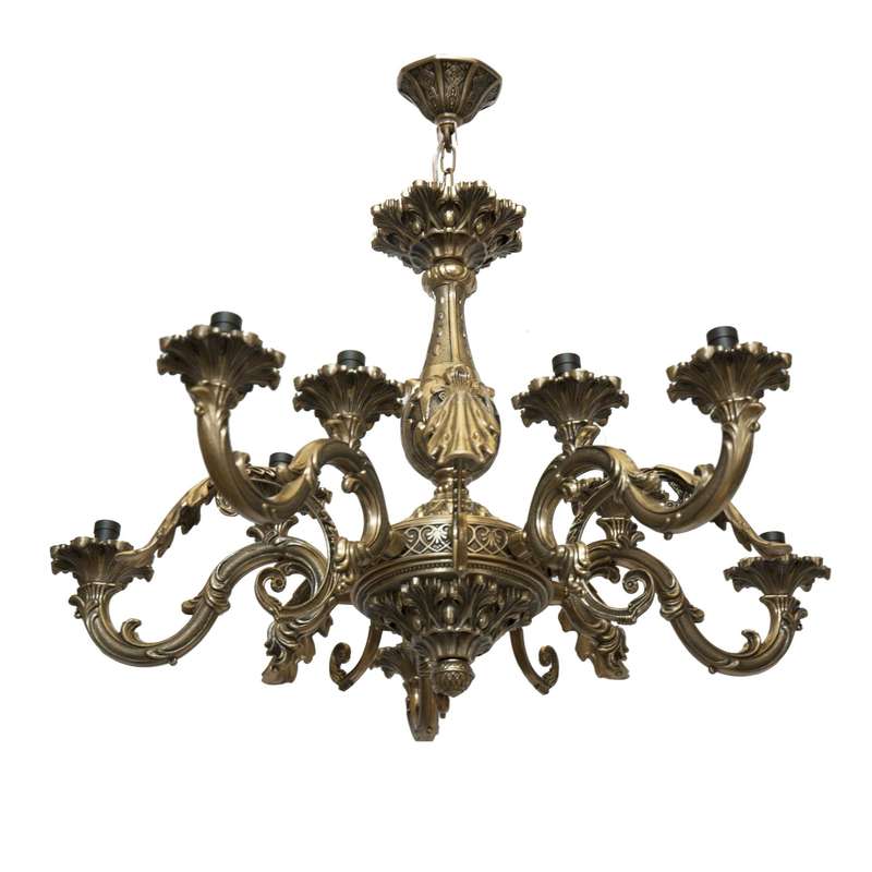 لوستر 10 شعله کد L1212-5