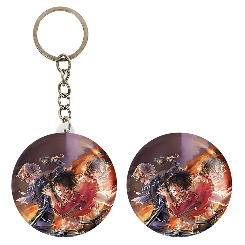 پیکسل خندالو مدل ایس و لوفی و سابو انیمه وان پیس One Piece کد 11430 به همراه جاکلیدی