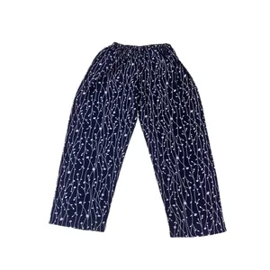 شلوار راحتی زنانه مدل نخی راه راه حصاری