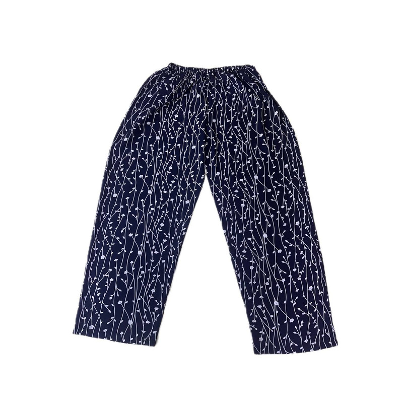 شلوار راحتی زنانه مدل نخی راه راه حصاری