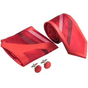 ست کراوات، دستمال و دکمه سردست مدل VATE-LUXURY2097