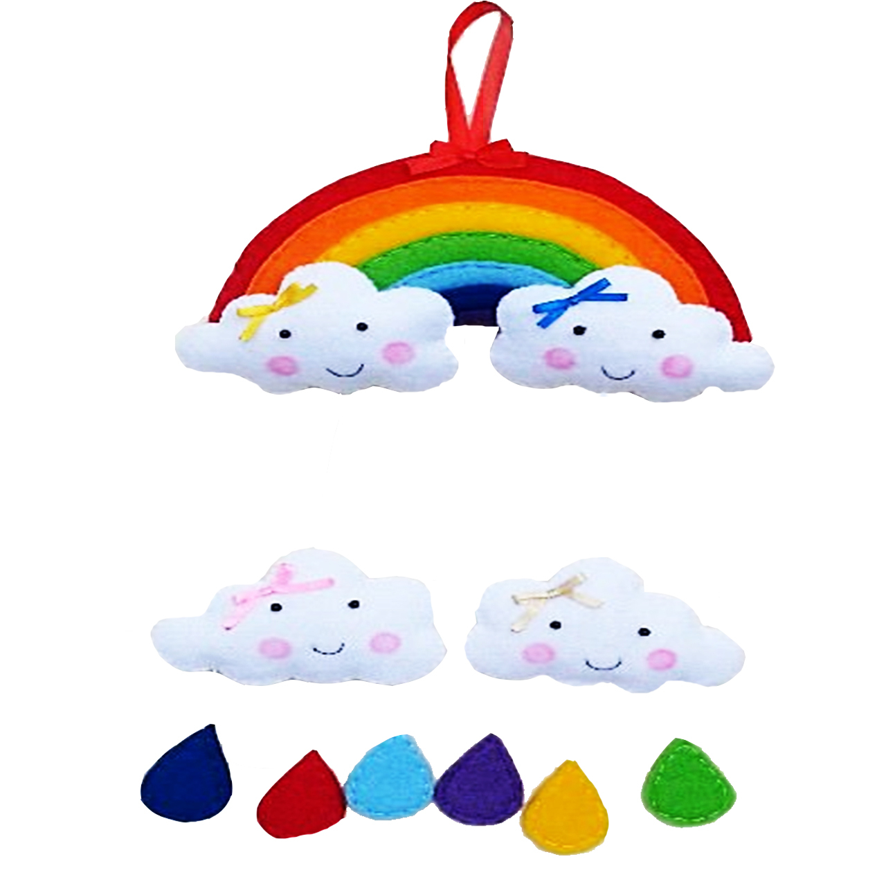 آویز  کودک هیاهو  مدل  Rainbow
