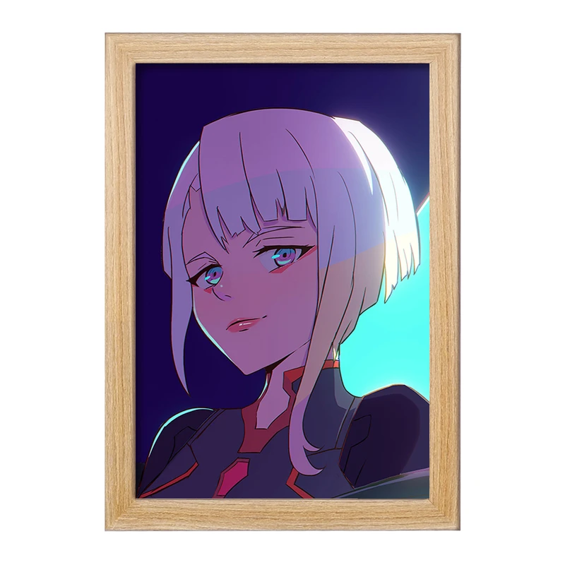 تابلو خندالو مدل لوسی انیمه سایبرپانک کد 23989