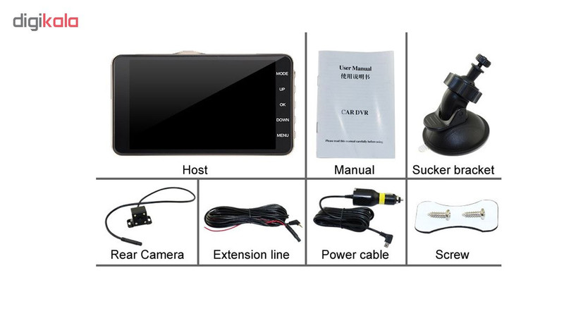 دوربین فیلم برداری خودرو مدل TP6000 CAR DVR / X4