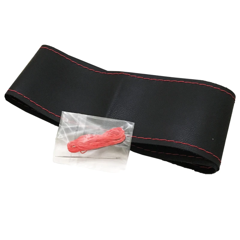 دور فرمان طرح چرم ساده مدل 01