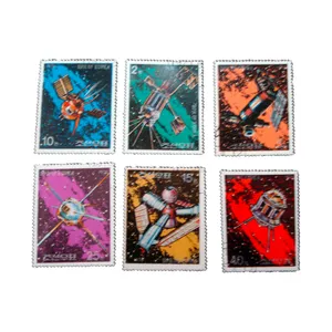 تمبر یادگاری مدل فضایی کد bc-2180 مجموعه 6 عددی