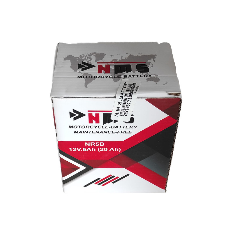 باتری موتور سیکلت ان ام اس مدل 12 ولت 5 آمپر