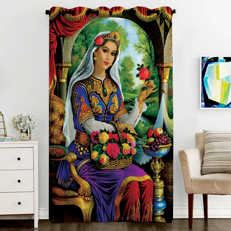 پرده مدل C6-50328 سایز 270x140 سانتی‌متر