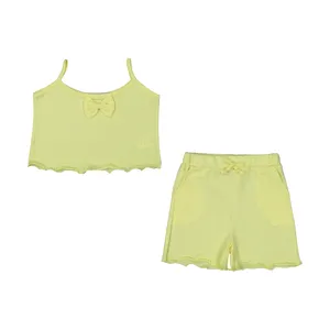 ست نیم تنه و شلوارک دخترانه اسنومن مدل 010