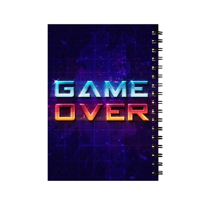 دفتر مشق 50 برگ طرح گیم آور کد 5874