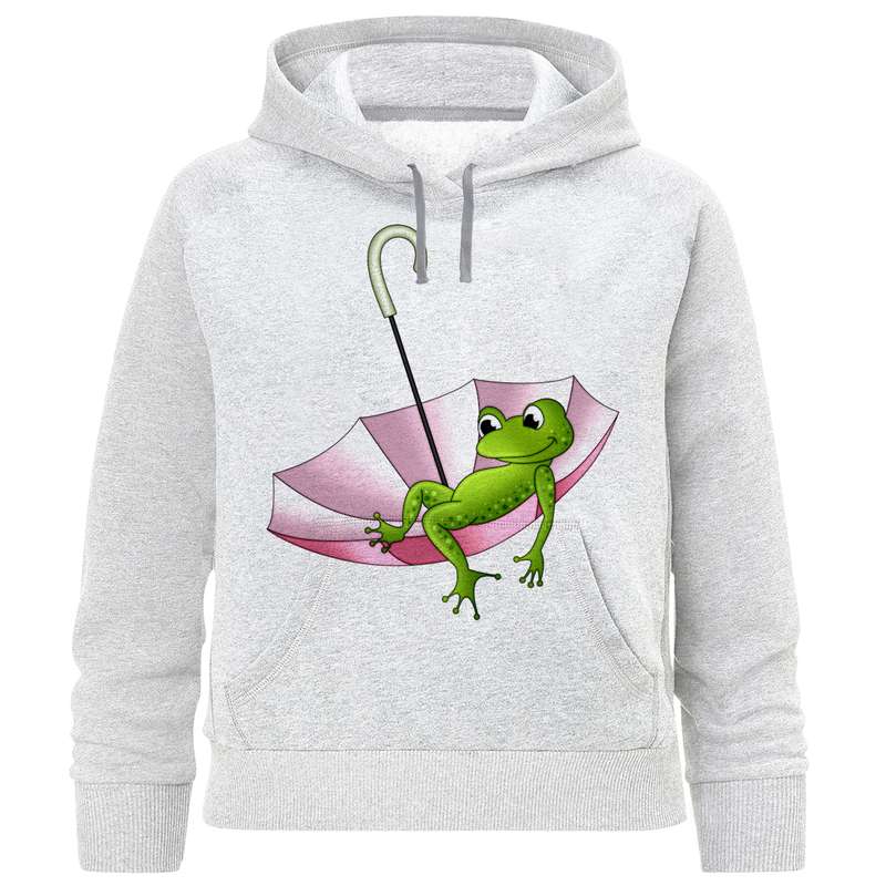 هودی دخترانه مدل چتر و قورباغه F922