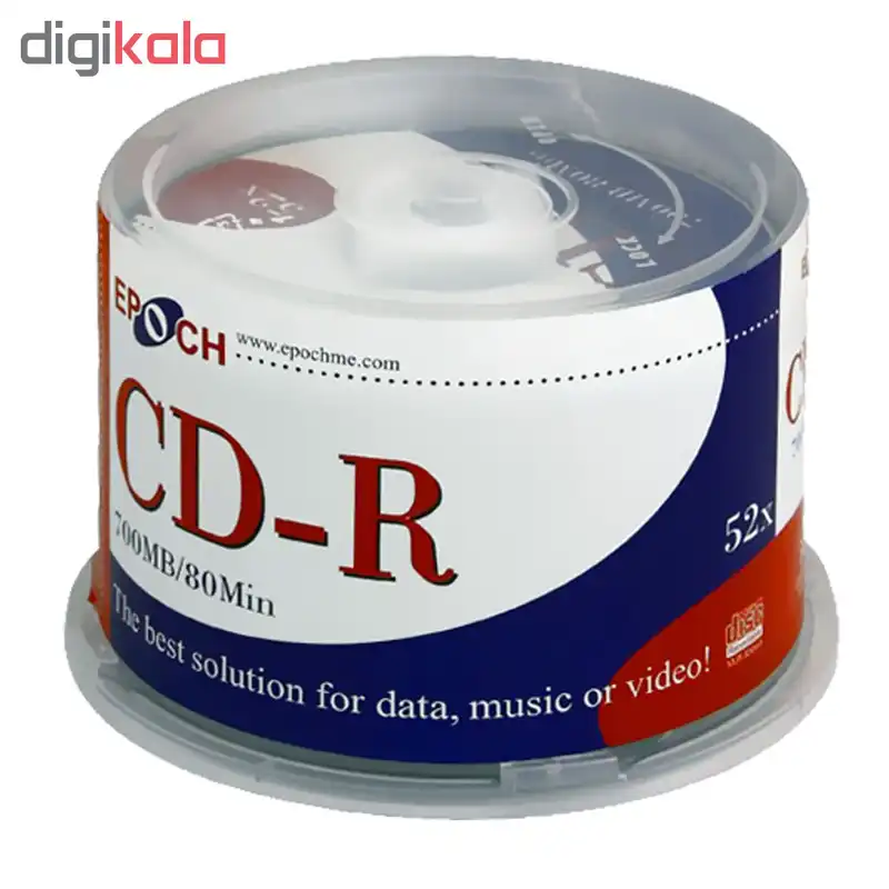 سی دی خام اپوچ مدل CD-R 52x بسته 50 عددی