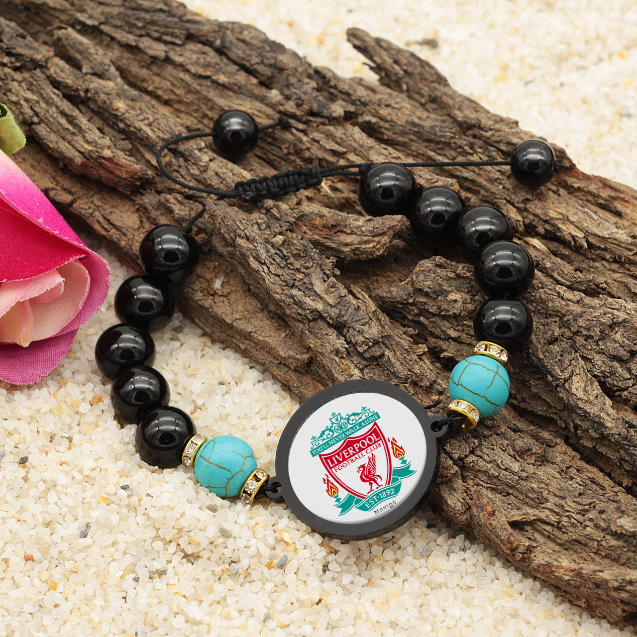 دستبند زنانه ناکسیگو طرح لیورپول کد BR4051