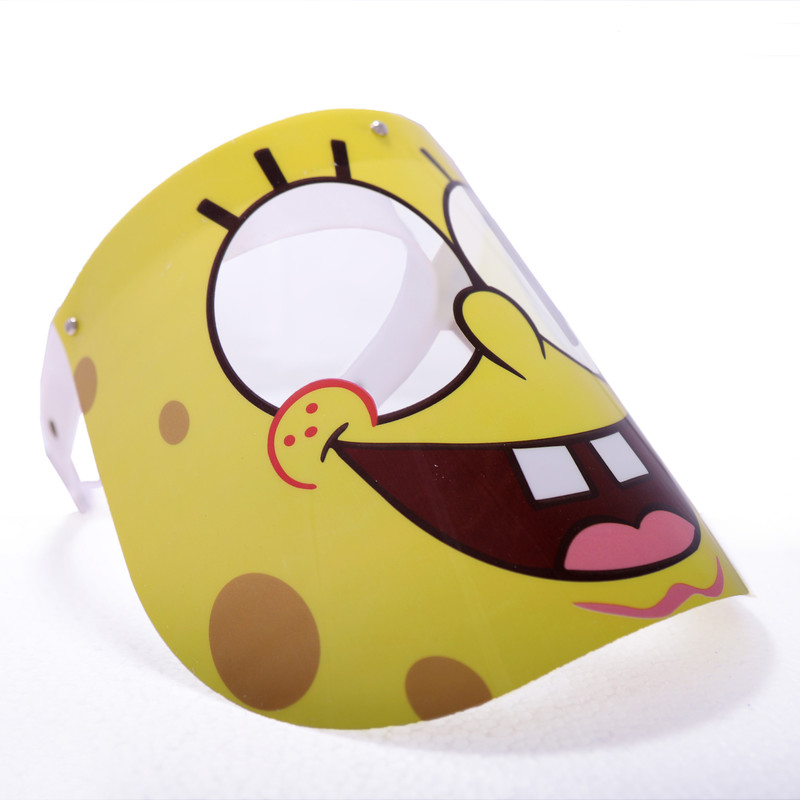 شیلد محافظ صورت کودک دکتر اسکات مدل لاکچری طرح باب اسفنجی