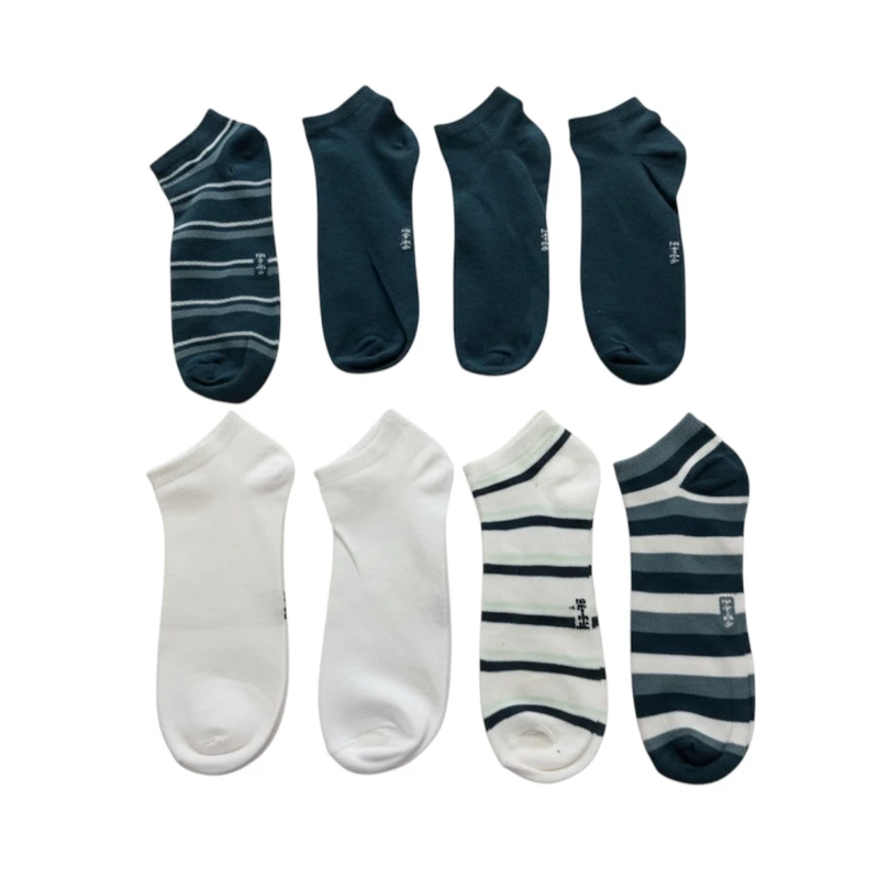 جوراب ساق کوتاه مردانه تاون لند طرح ساده مدل ترمال بسته 8 عددی