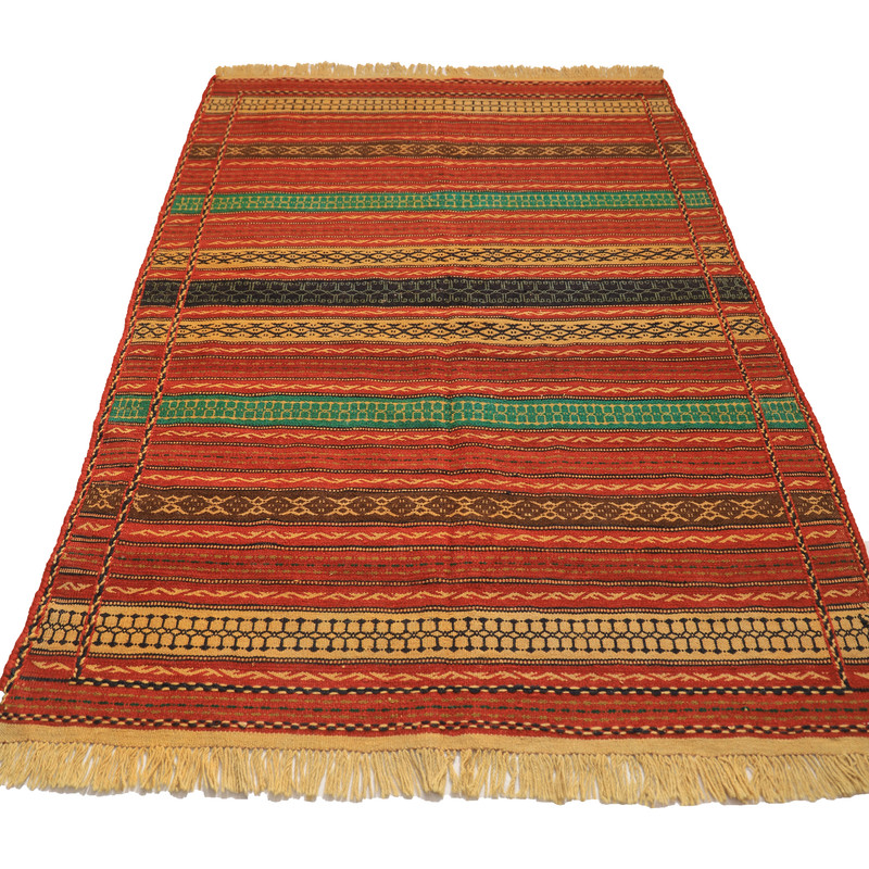 گلیم دستبافت مدل کلات کد 40201125