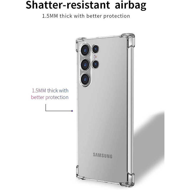 کاور اسپارتان مدل Airbag مناسب برای گوشی موبایل سامسونگ Galaxy S23 Ultra