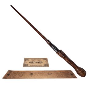 نقد و بررسی اسباب بازی زینتی فنتزی مدل چوبدستی هری پاتر به همراه کارت قطار و نقشه غارتگر توسط خریداران