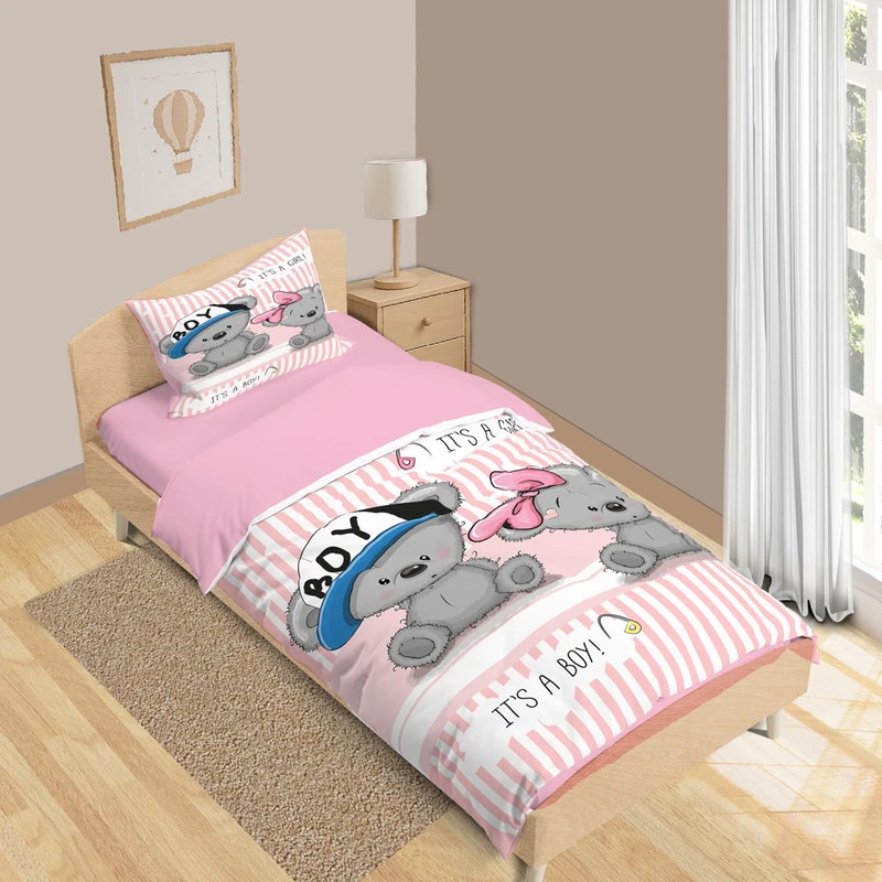 سرویس روتختی 1 نفر 5 تکه نوپه هوم مدل خرسی T6384