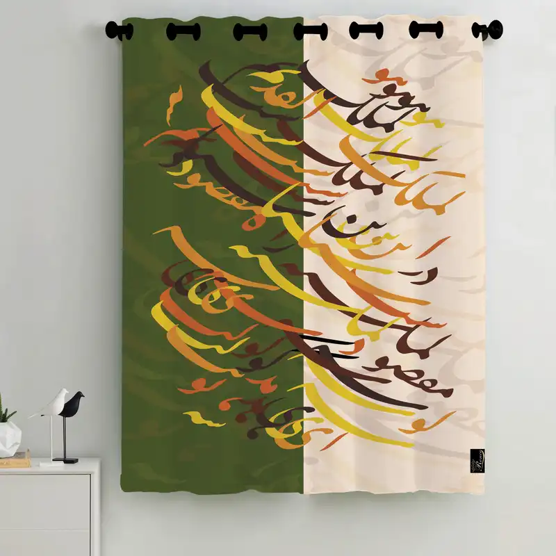 پرده مدل C2-50422 سایز 190x140 سانتی متر