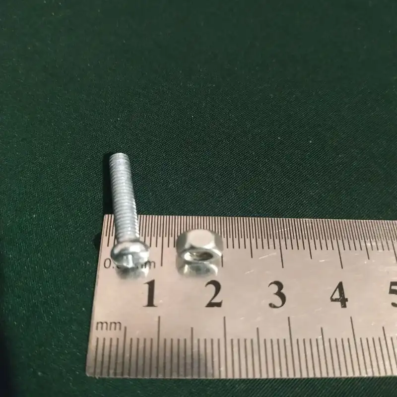 پیچ ومهره مدل PM 4/22 مجموعه 16 عددی