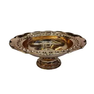 آجیل خوری مسی طرح الماس 